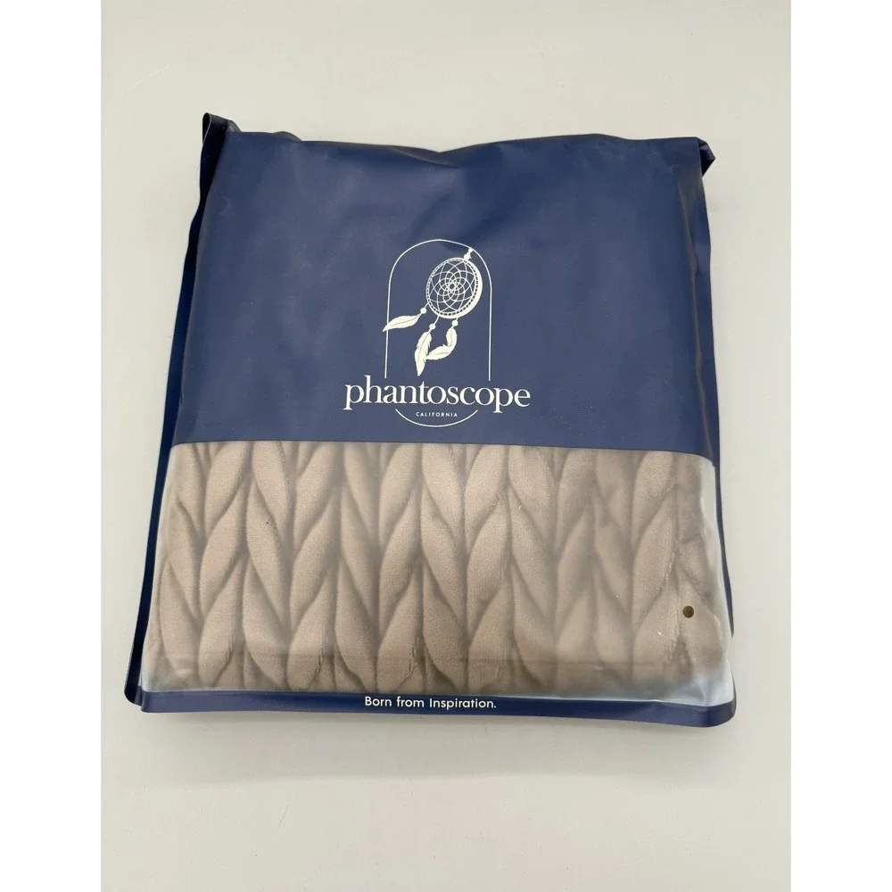 Phantoscope California Quilted Velvet Throw Pillowcase Dark Coffee 20X20 accent